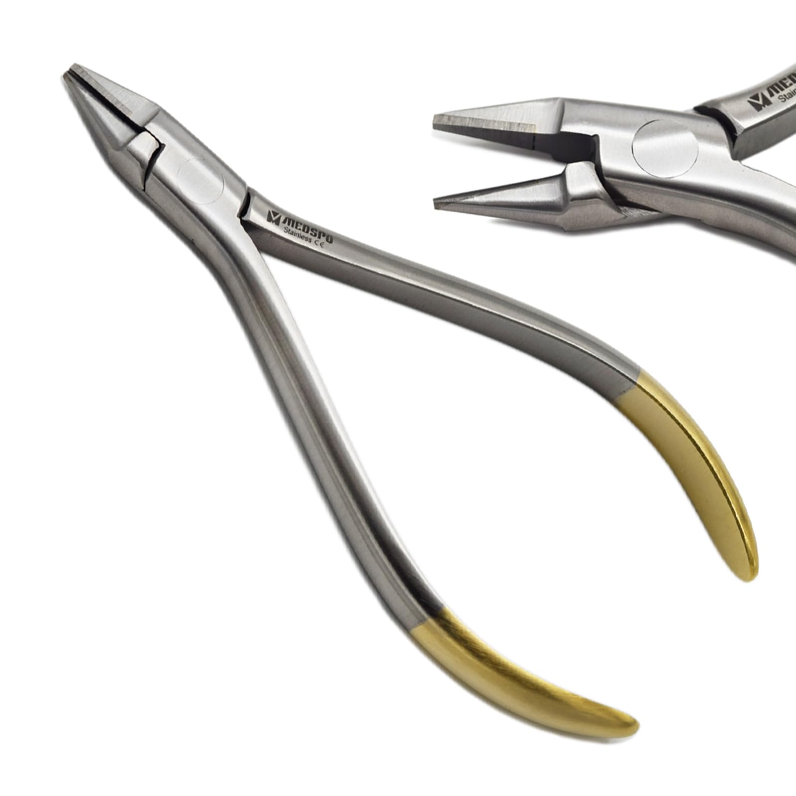 Kieferorthopädie Bird Beak Drahtbiegezangen Hartmetalleinlagen Zahntechnik KFO Orthodontic Pliers