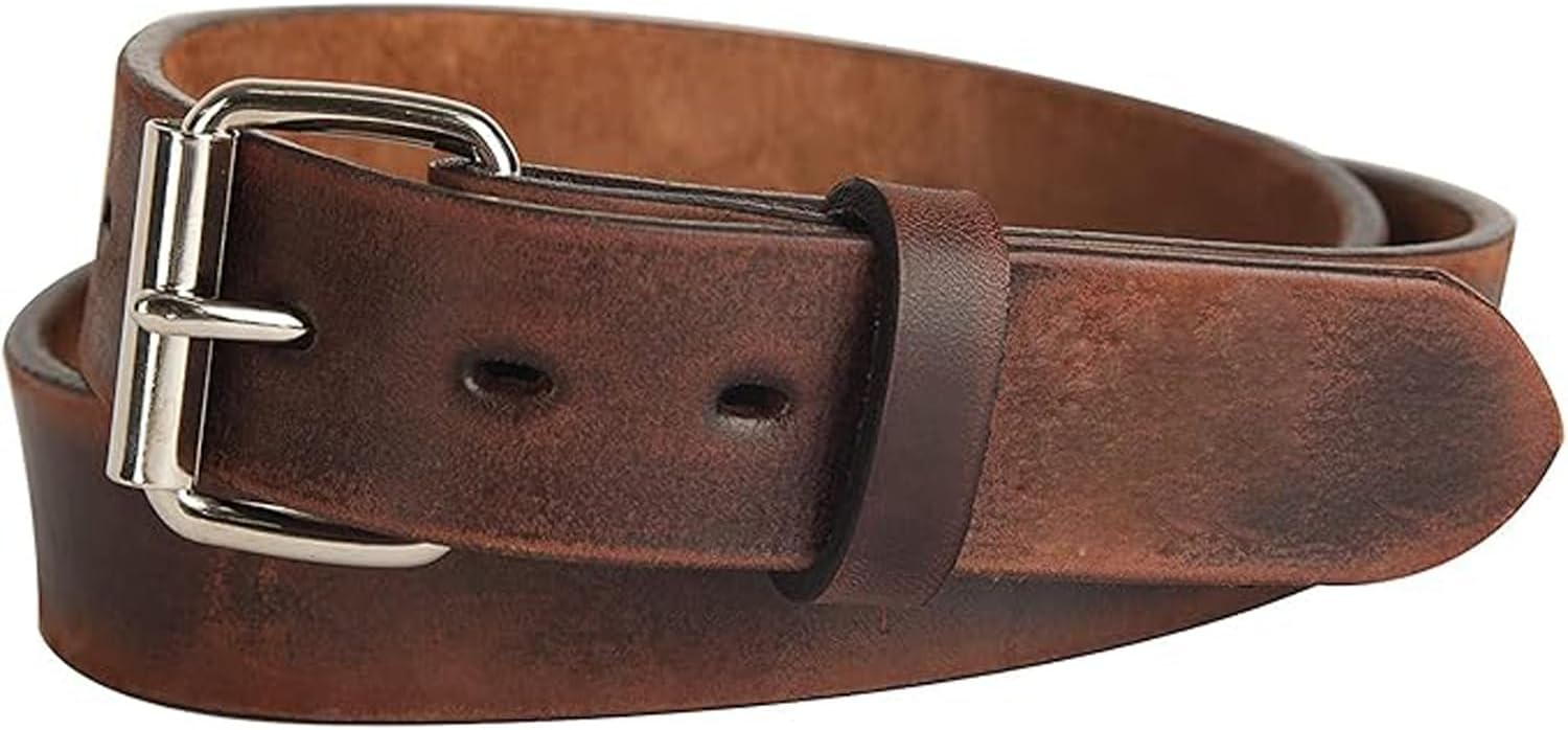 warreplica Premium LEATHER Men's Full Grain Leather Gun Belt- 14oz Leather Belt for Everyday Use with Durability-Reproduction