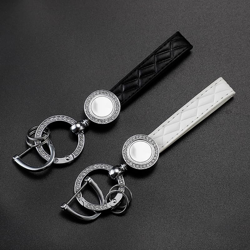 GVFKMNX Auto Schlüsselanhänger Für Hyundai N LINE - Leder Schlüsselring In Rot