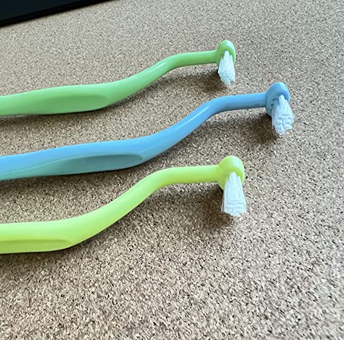 Hrasy Orthodontic Toothbrush Small Tuft Toothbrush Tiny Compact Interspace Brush For Dental Implants, Braces And Teeth Detail Cleaning, 4 Pieces (4 Colors D) #TOP5