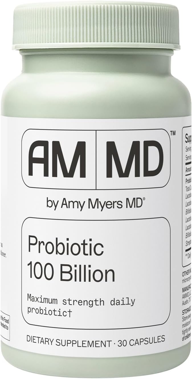 Probiotic Capsules 100 Billion - Maximum Strength Daily Probiotic - Gastrointestinal Health Supplement - Digestion & Immune Support