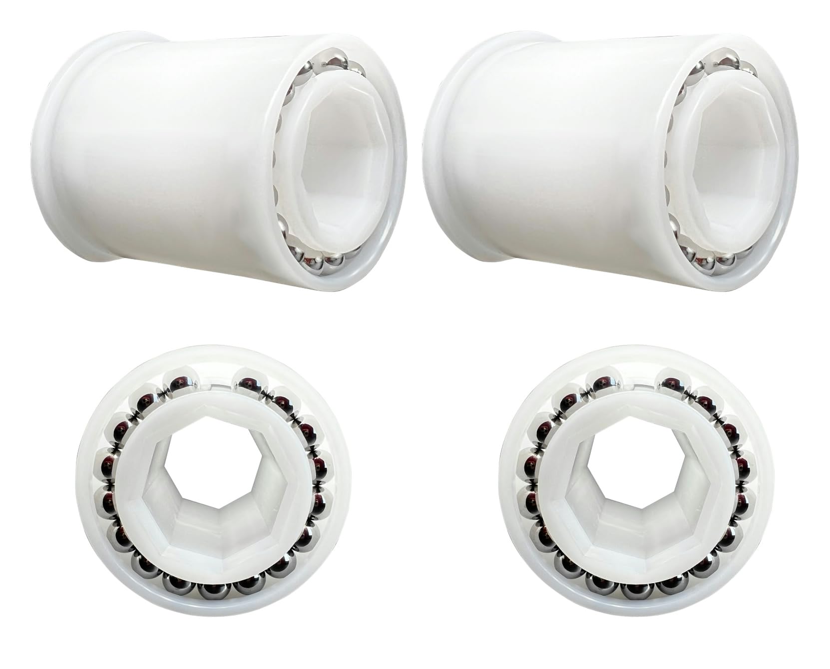 Huiteil PVX976PK2 Pool Cleaner Hub Bearing for Hayward AquaNaut/Poolvergnuegen/Phoenix Series 2 Wheel / 4 Wheel Models - Adaptor Kit No. 200/400/450