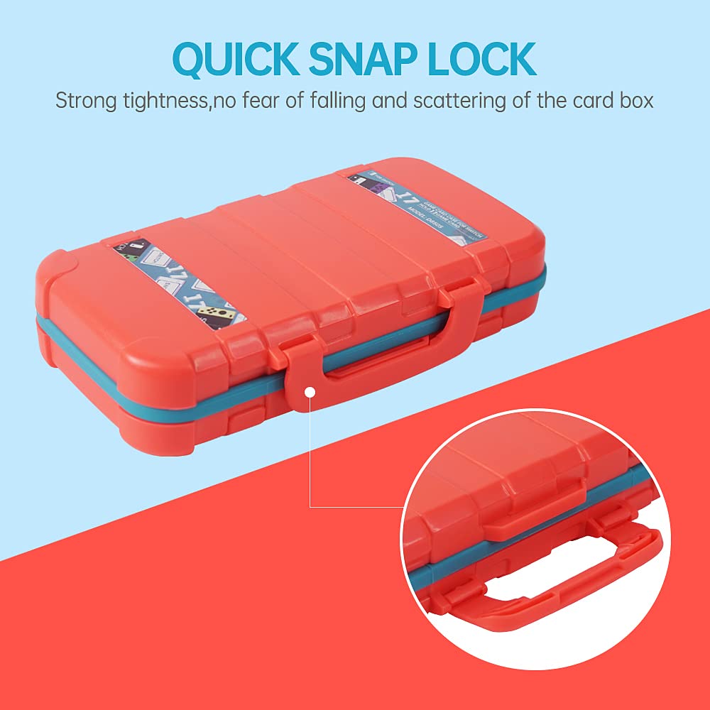 LYNCA Estuche para tarjetas de juego compatible con juegos de Nintendo Switch, soporte protector para cartuchos de juegos con 23 ranuras, caja de almacenamiento portátil para tarjetas de memoria D850S