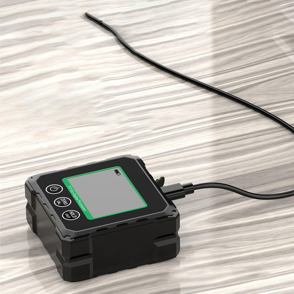 Inclinometro digitale con batteria al litio carica diretta, scatola di misurazione dell'angolo elettronico, misuratore angolare magnetico multiforme, strumento di misurazione della pendenza