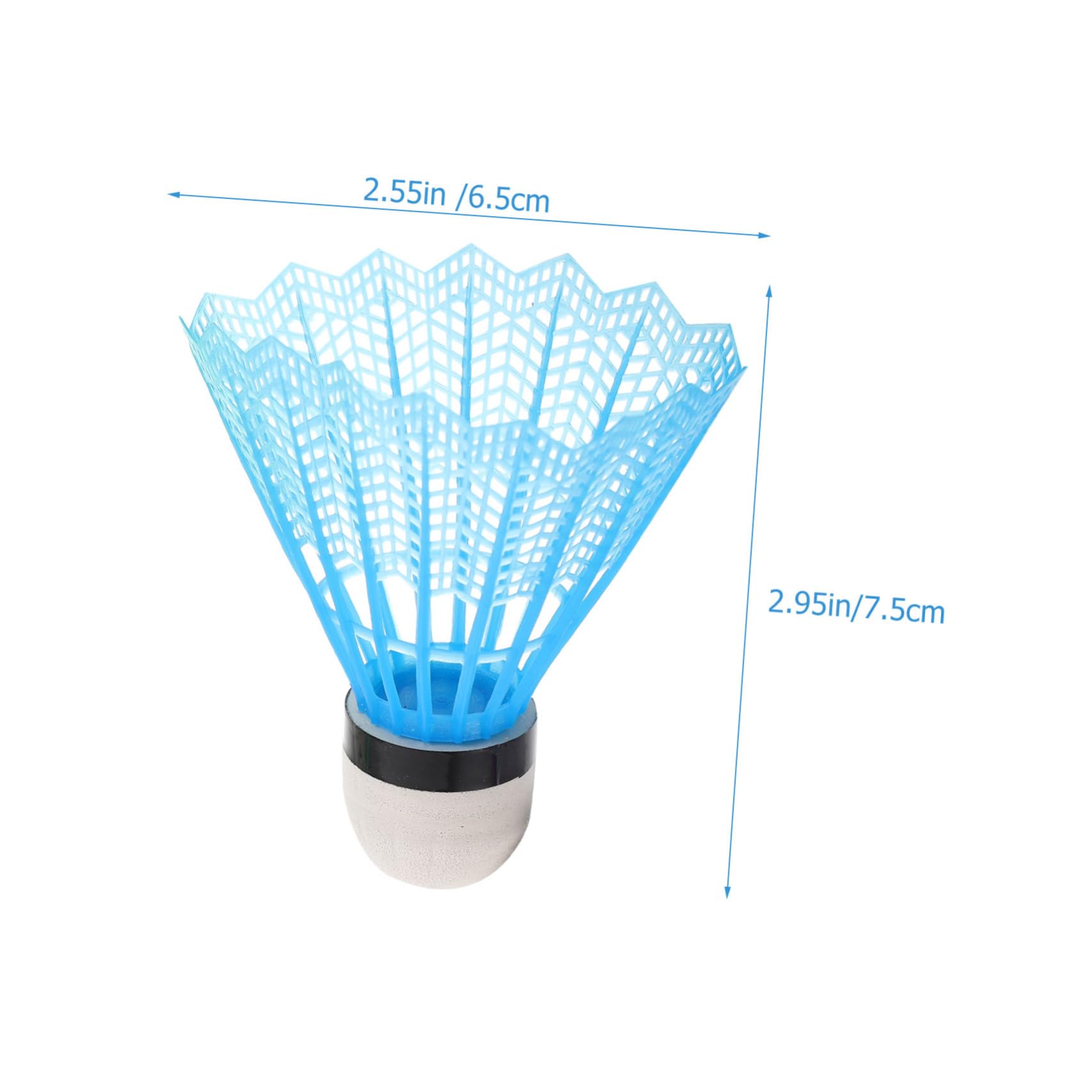 OSOLADY 1set Plastic Badminton Beginner Shuttlecocks Shuttle Badminton Badminton Shuttlecocks Badminton Birdie Plastic Shuttlecocks Badminton Shuttlecocks Colored Shuttle 20pcs