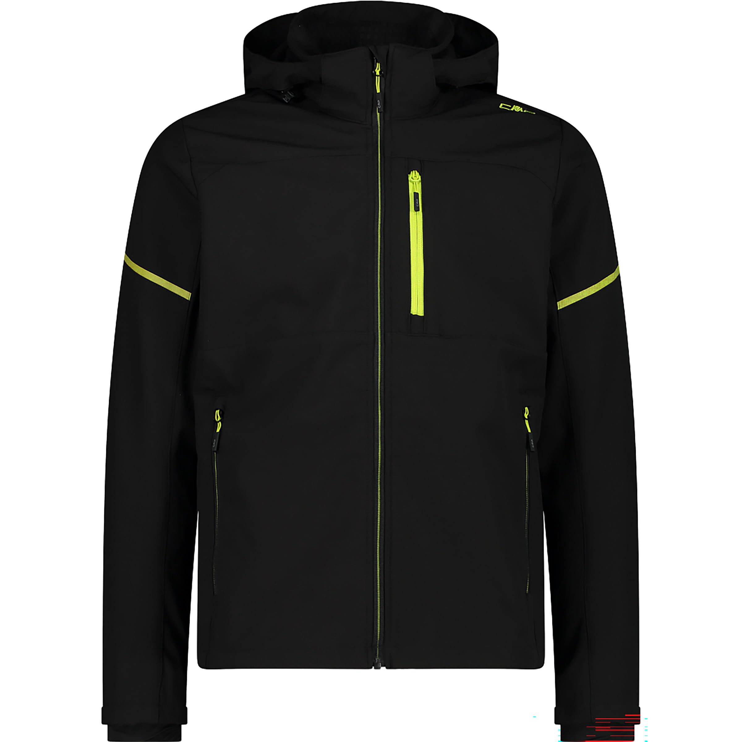 CMP Men's Jacket with Removable Hood in Softshell Ripstop Jacket