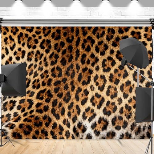 Fondo Leopardo 8x6FT Estampado Animal para Fotografía miniatura 6