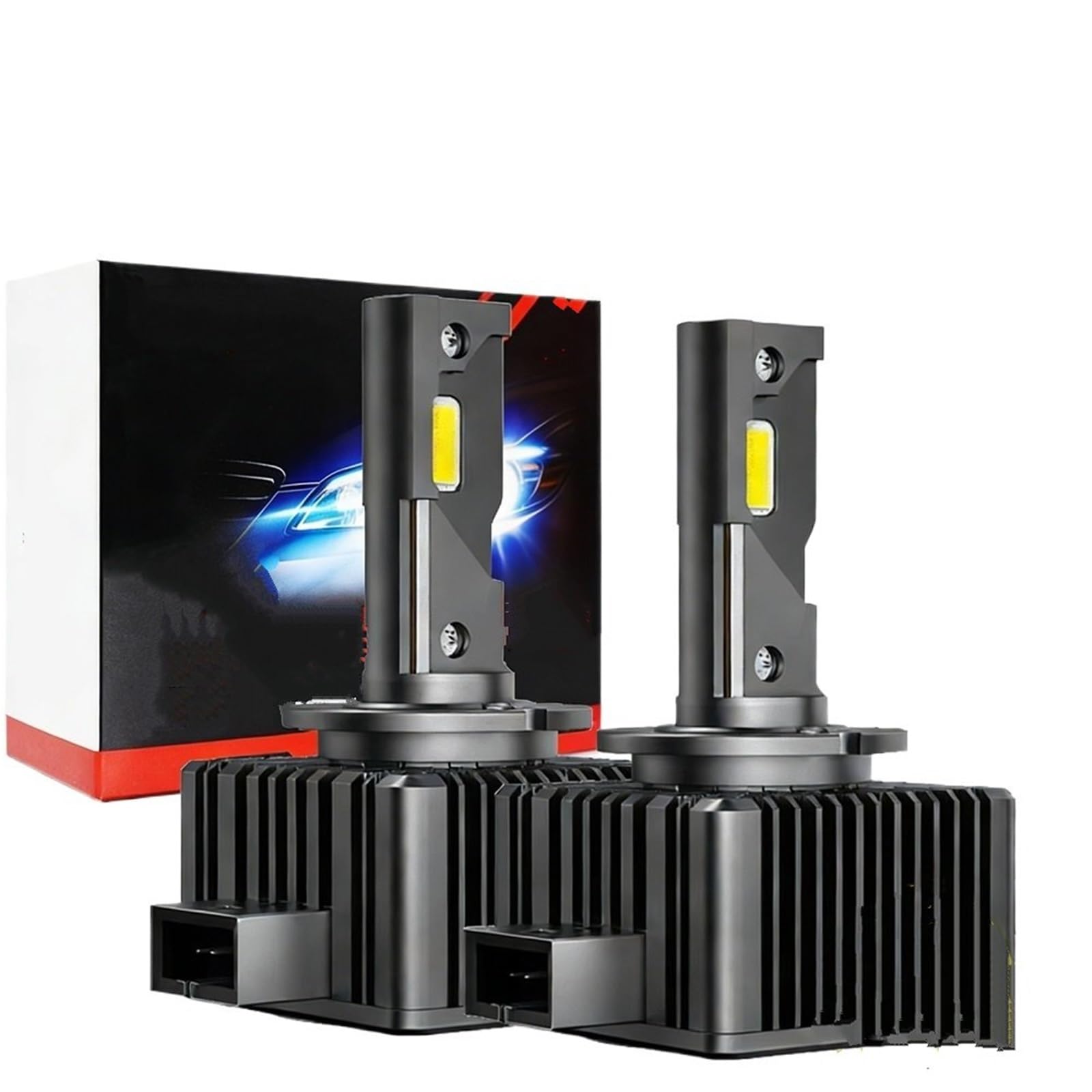 Reflektor dalekosiężny D1S D3S LED reflektor Canbus 1000W 1500000LM D4S D2S D8S żarówki samochodowe dwustronne D1R D2R D3R D4R 6000K 12V 24V Reflektor LED