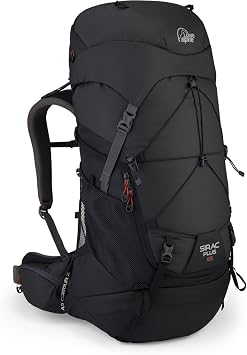 Lowe Alpine Sirac Plus 65L Trekking Pack, Ebony, Large-X-Large