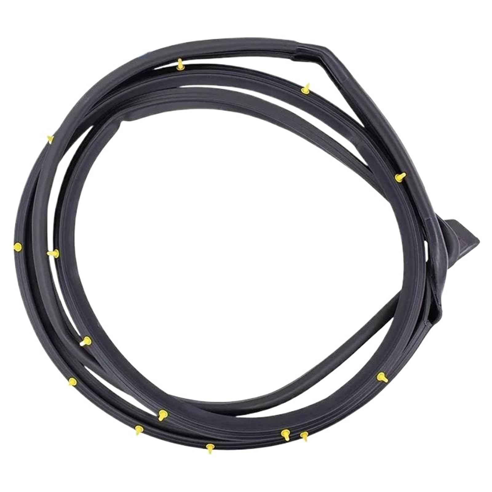 Car Door Weatherstrip Moulding Seal Strip Front Rear Left Right for Civic Sedan 2006 2007 2008 2009 2010 2011 Car Weather Stripping(Front Left)