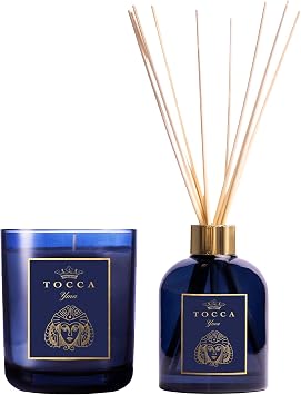 TOCCA Yma Candle 10oz + Reed Diffuser 6oz - Guava & Red Currant Scented