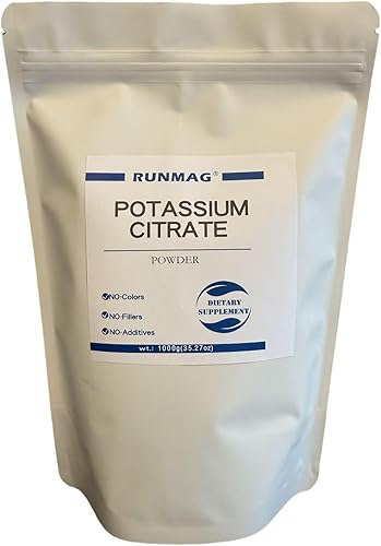 Polvo orgánico natural del citrato de potasio 2.2 lbs