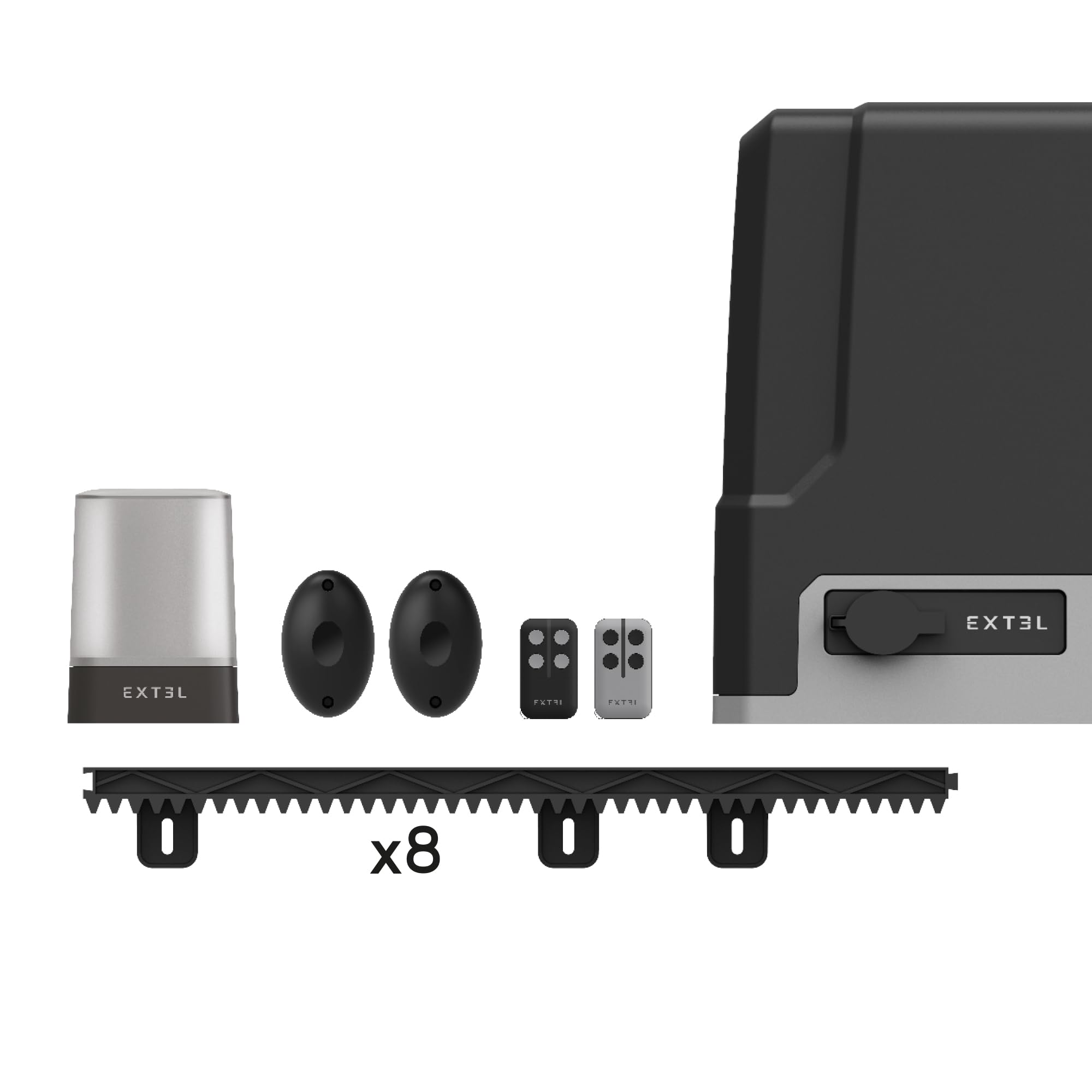 EXTEL - Motorisation connectée pour portail coulissant : max 8m/500kg - XC500 Umii - 761004