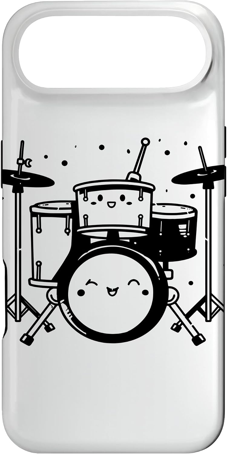 Drum Kit Comic Look Music Band Case for iPhone Air
