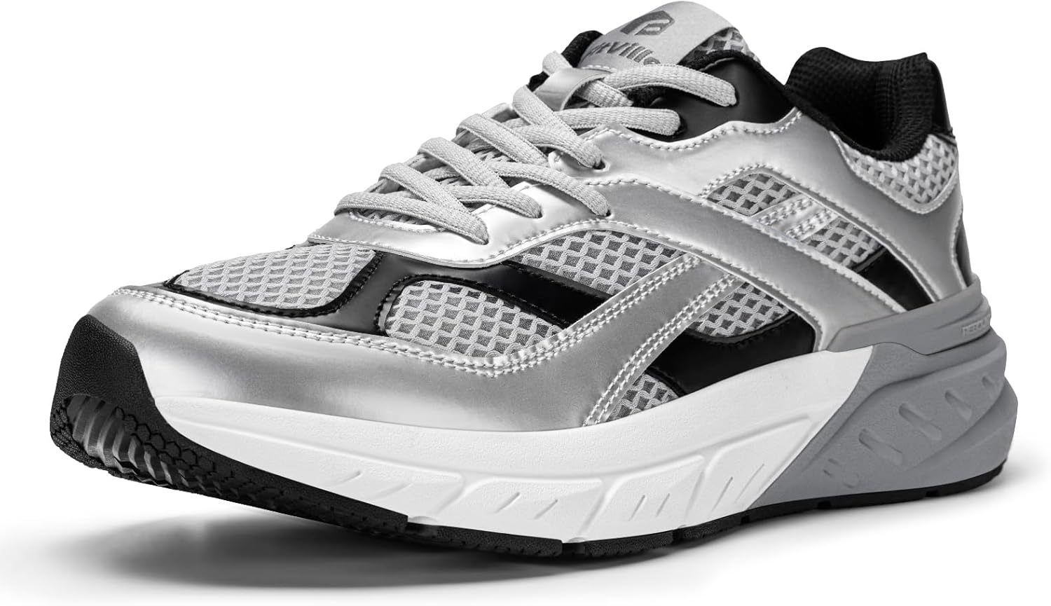 FitVille Extra Wide Walking Shoes for Men Wide Width Retro Sneakers Non Slip Cross Trainers with Arch Support for Flat Feet Plantar Fasciitis – Rebound NEO V6