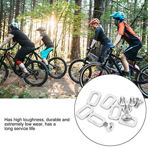 Vgeby Pedal Cleats Screws And Washers, Mountain Bike Pedal Cleats Mounting Screws And Washers Titanium Alloy Screws Set Riding #TOP1