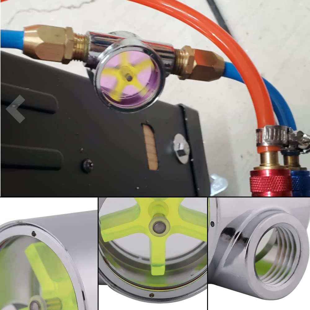 Aleación de tungsteno G1/4 hembra estándar a rosca hembra hembra Indicador de refrigeración por agua de computadora para sistema de PC 4