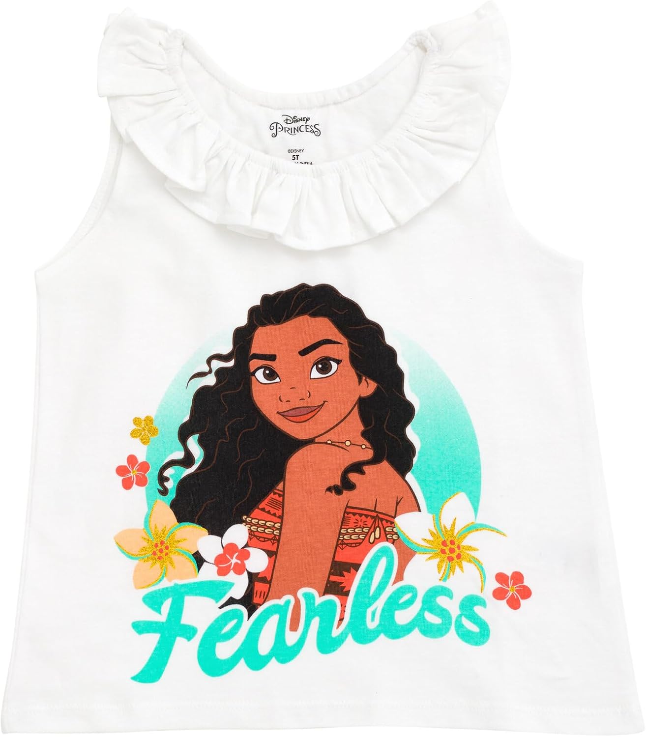 Disney Junior Tank Top and French Terry Dolphin Shorts Outfit Set Infant to Big Kid Sizes (12 Months - 14-16) - Image 4