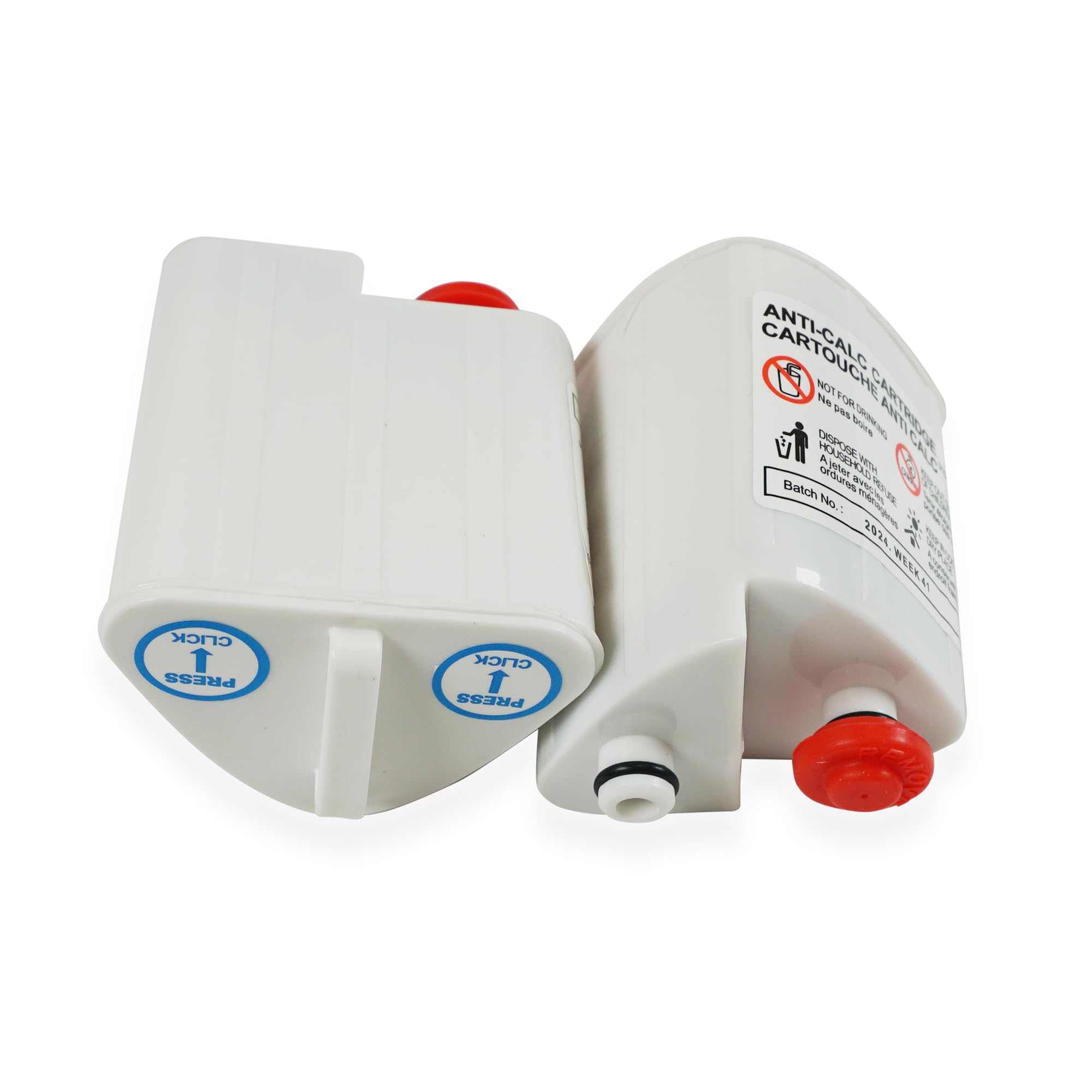 2 x Antikalk-Filterkartusche für Dampfbügelstationen - kompatibel mit Rowenta, Calor, Tefal Easy Steam, Liberty, Fasteo - Original XD9060E0
