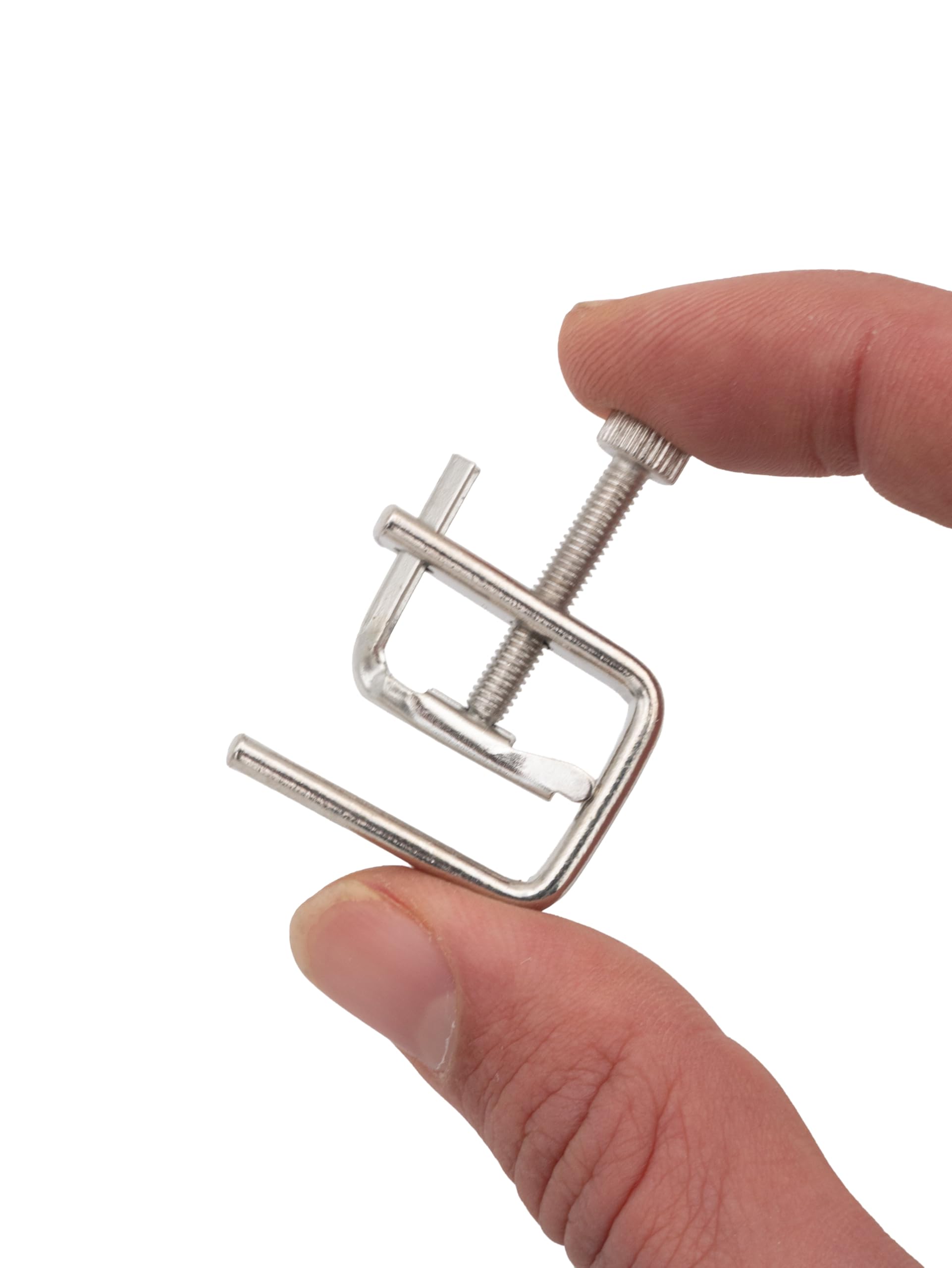 BONDAGERIE® Pinze Capezzoli, Coppia di pinzette morsa in acciaio