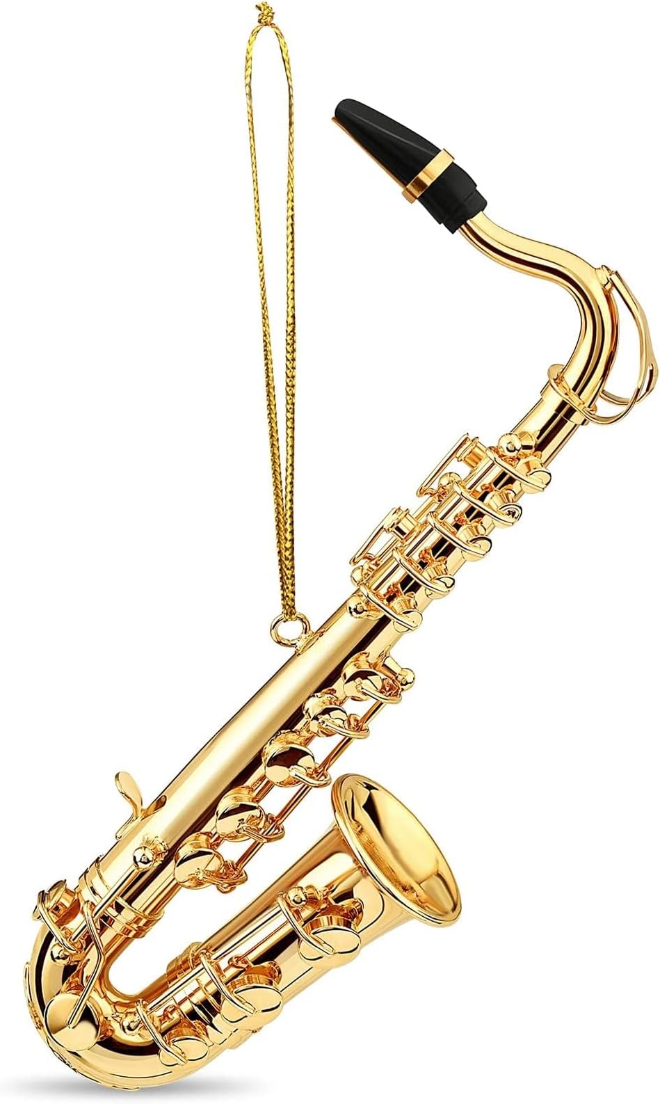 Brass Saxophone Musical Music Instrument Christmas Holiday Ornament
