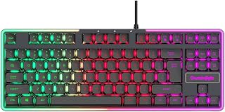 Cosmic Byte CB-GK-20 Styx TKL Membrane Gaming Keyboard with Rainbow LED (Black) Price In India