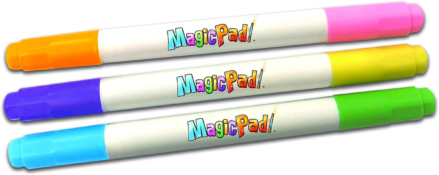 Ontel Magic Pad Markers seen On TV | Neon Colors |, Orange, Yellow, Blue, Green, Purple, Pink