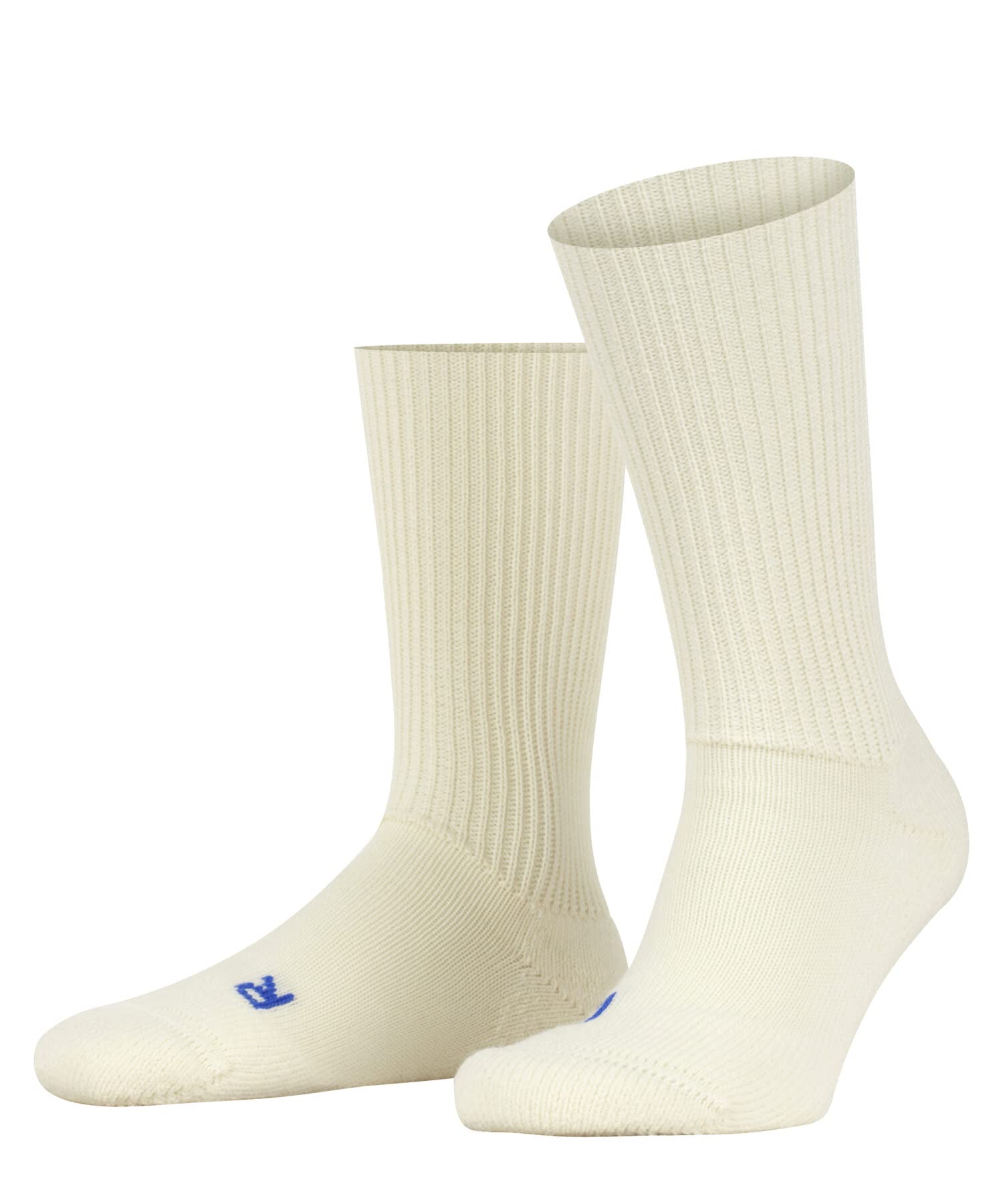 FALKE Unisex Walkie Ergo U SO Wool Plain 1 Pair Socks, White (Woolwhite 2060), 11-12.5