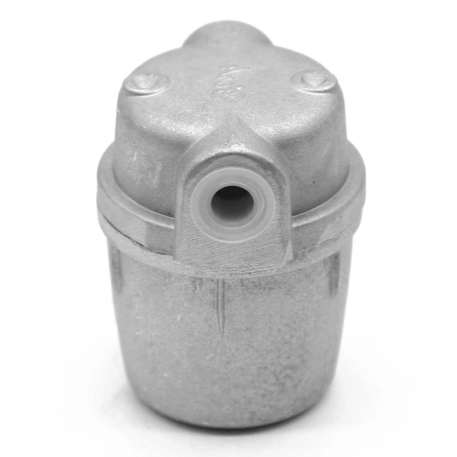 Cuenco de filtro de línea de aceite de aluminio de 3/8 pulgadas, cuenco de filtro de línea de aceite, cuenco de filtro de línea de aceite para tanques de aceite y sistemas de calefacción central de