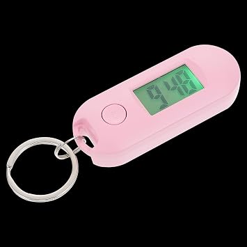Accessories Key Fob Pocket Watch Key Fob Digital Watch Plastic Hanging Watch Pendant for Electronic Portable Watch Pink Gifts for Women