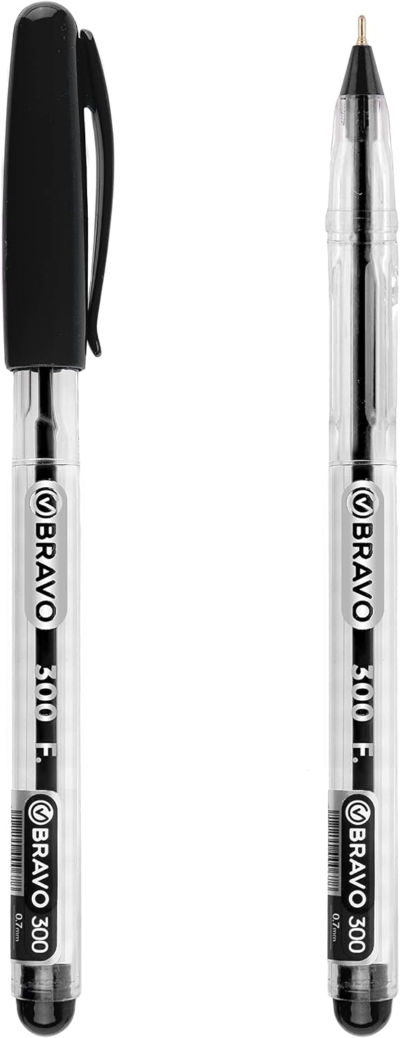 bravo Bravo 300 0.7 MM Brand Name: Bravo | Writing Instrument Form: Ballpoint Pen | Color: Black | Ink Color: Black | Age Range Description: All Ages | Material: Plastic