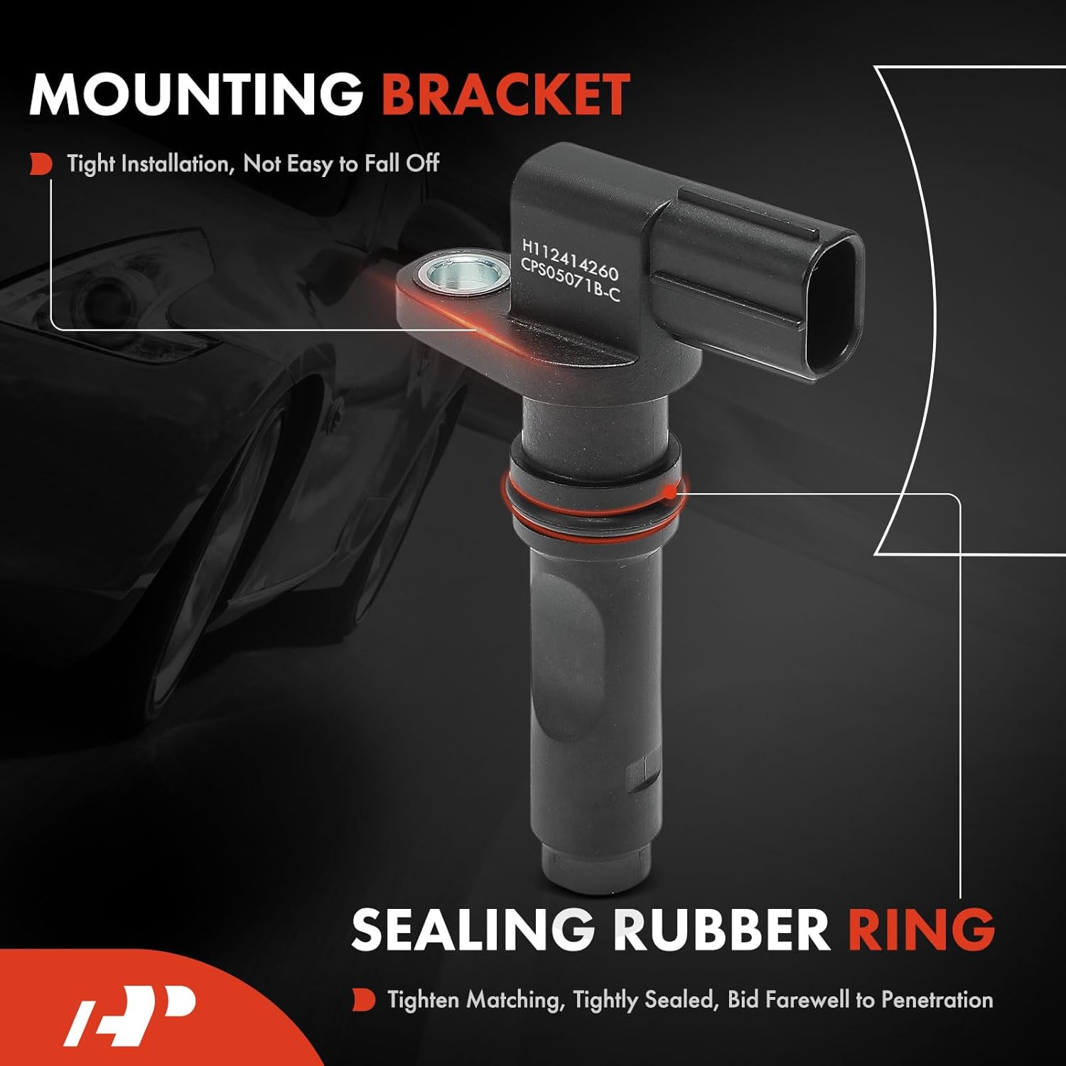 A-Premium Engine Crankshaft Position Sensor Compatible with Toyota Highlander 2017-2018, Land Cruiser, Sequoia, Sienna & Lexus GS460, GX460, LX570, LS460, RX450h, Replace# 9091905071