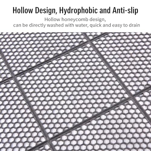 Tapis de drainage antidérapant 4,5 mm revêtement sol imperméable résistant - 4