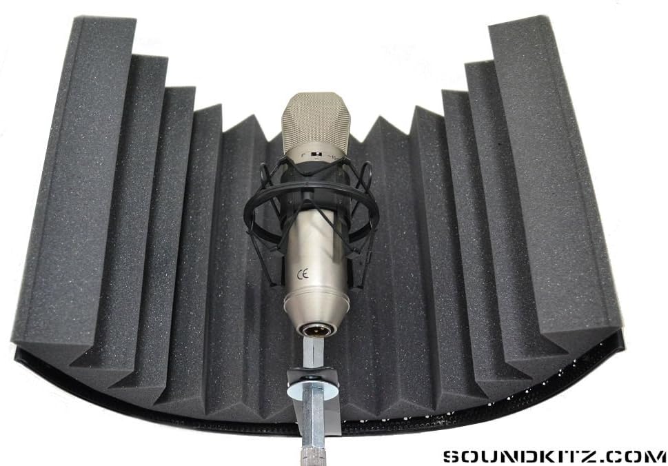AE-F PRO Heavy Duty Portable Vocal Booth Studio Microphone Reflection Filter