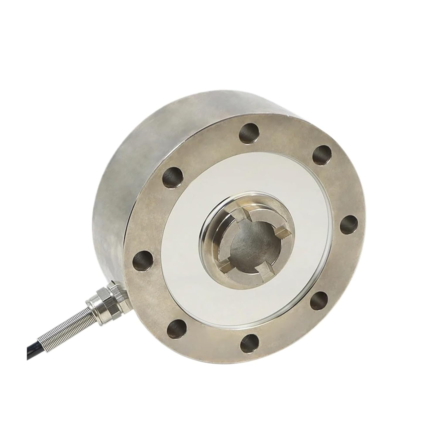 Spoke Type Force Sensor Compression Load Cell High Precision Measuring Weight for Machine Hopper Scale Automatic 0-100KN,for Impact Force Measurement Industrial Testing(30KN)