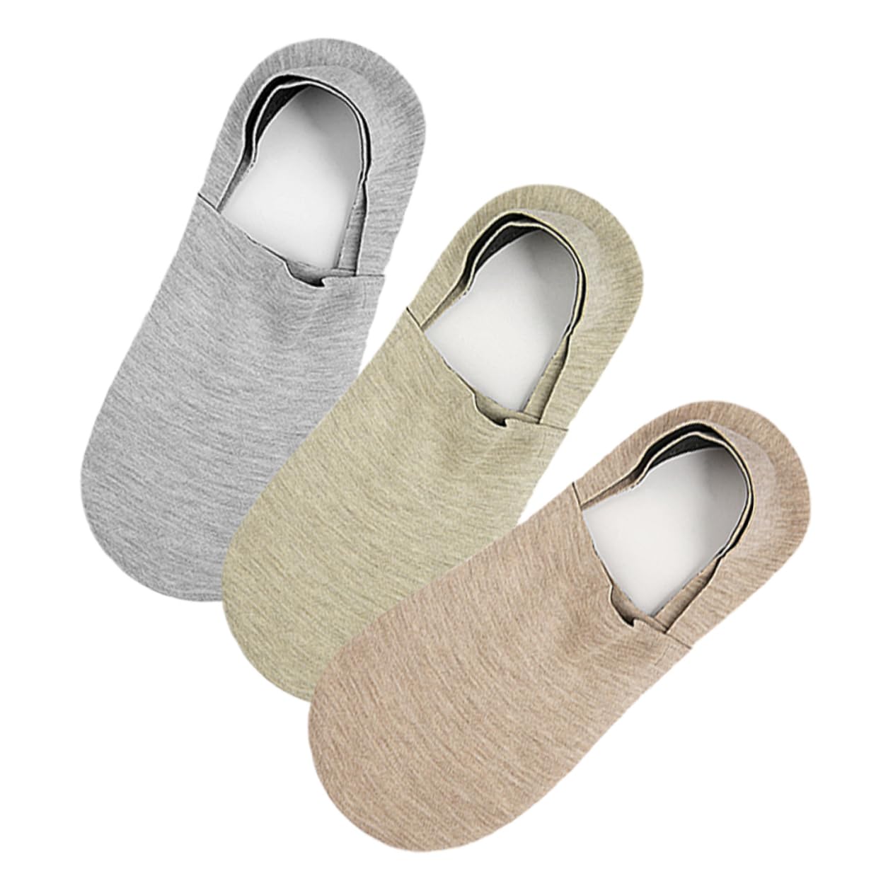 VICASKY 3 Pairs Low Cut Women Socks Comfortable Blend Non Slip Heel Casual Running Use