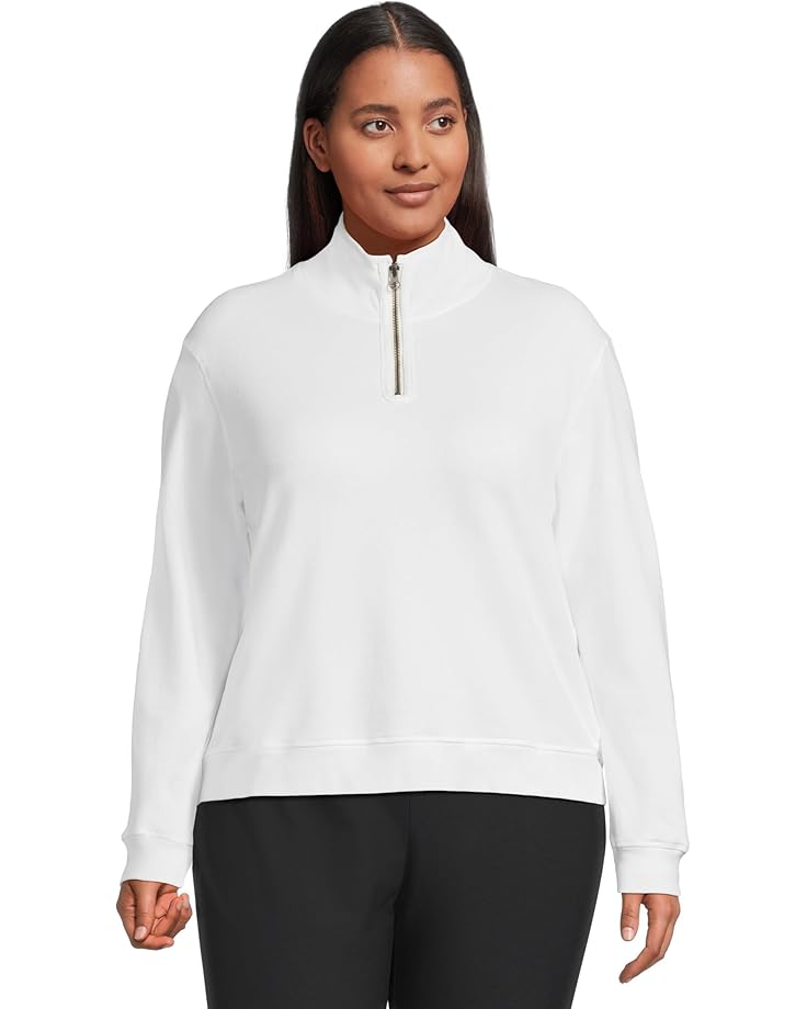 Mod-o-doc Long Sleeve Half-zip Funnel Neck Sweatshirt - Main View