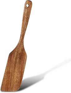 Amazon.com: Wooden Spatula for Cooking Nonstick Flat Frying Spurtle ...