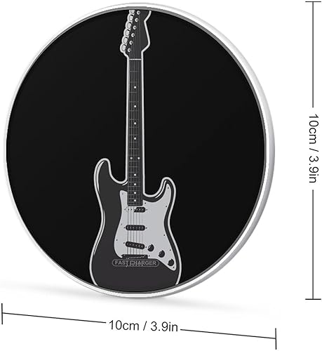 Miniatura 2 de Cool Bass Guitar - Almohadilla de carga inalámbrica de 10 W, almohadilla de carga rápida compatible con iPhone 15 14 13 12 Series Samsung Galaxy