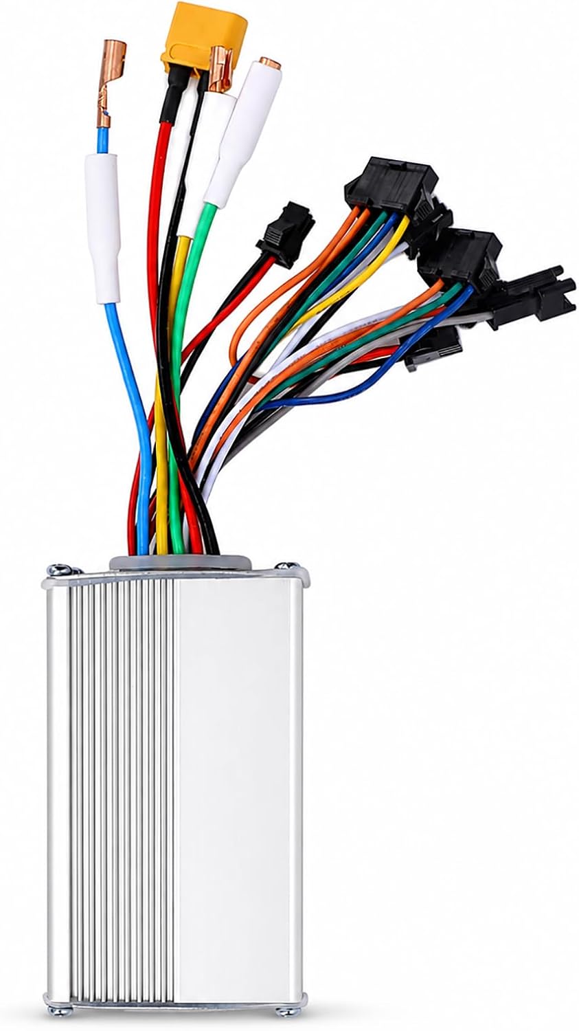 Precise Electric Bike Controller 48V 25A 1200W Rear Drive Motor Speed Controller for Electric Scooter, Accurate Power Management, Enhanced Speed Capabilities, Broad Compatibility for