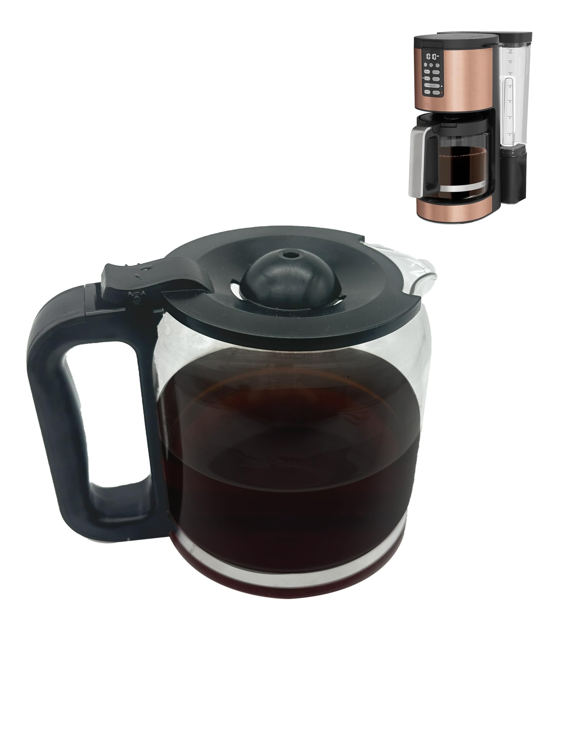14-Cup Coffee Maker Carafe, Replacement for Ninja DCM201, DCM201CP, DCM201BK 14-Cup PRO Coffee Maker