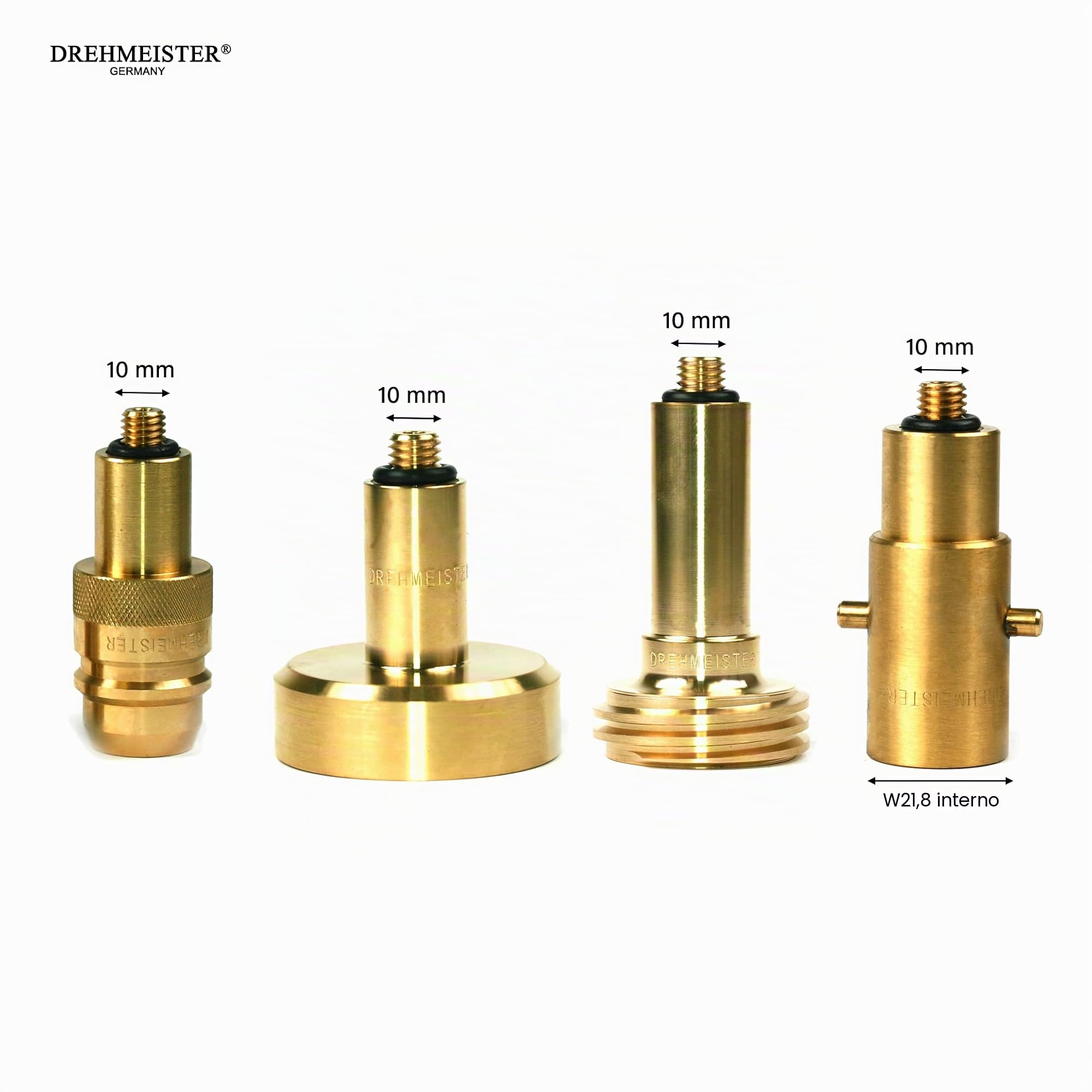Set di adattatori GPL M10 Lungo - Adattatore Serbatoio con Custodia - Tutti Gli adattatori Europa Autogas