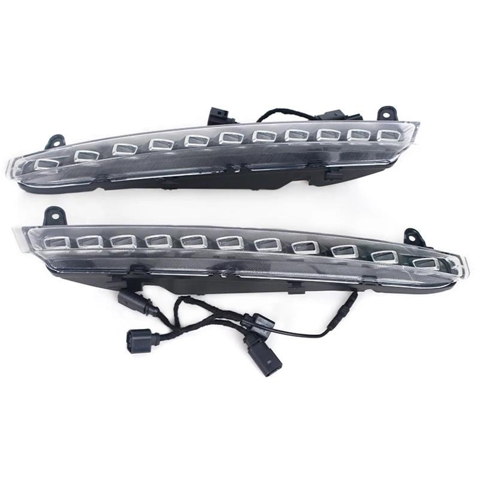 Genérico Lente Luz Antiniebla Luces Diurnas LED DRL De 12 V, Izquierda Y Derecha, Luz Diurna Para Q7 2006, 2007, 2008 2009, Antiniebla Con Intermitente Amarilla