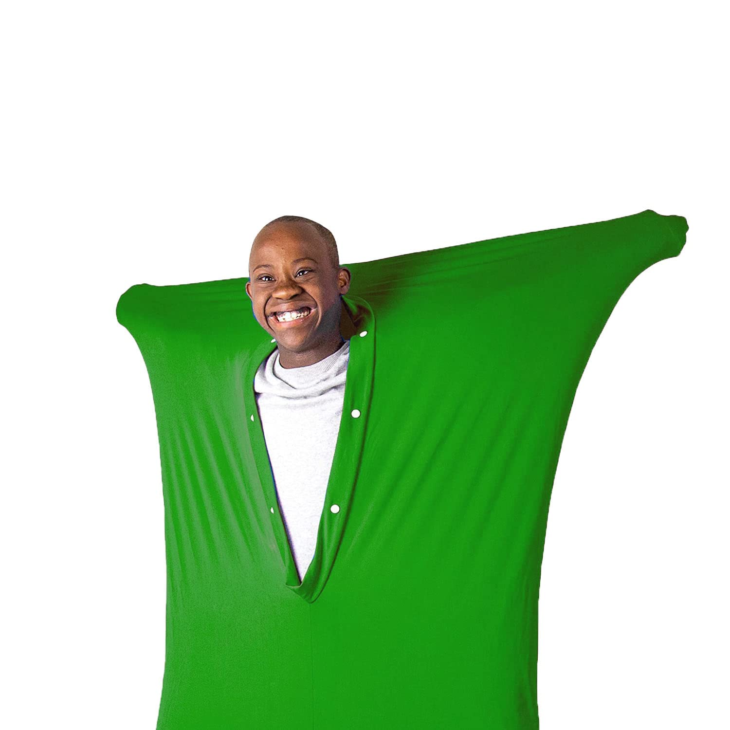 ZYUBOESO Compression Sock with Snug Sensory Sack Body Sock Calming Therapy Blanket Stress Relief Anxiety Autism ADHD ADD Tactile Items for Therapeutic Play(Green,S/Small)