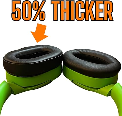 Miniatura 5 de Almohadillas para auriculares Razer Opus X - Par de piezas de repuesto XL mejoradas de piel de proteína suave y espuma de primera calidad