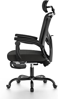 naspaluro Ergonomic Office Chair with Footrest, High Back Me