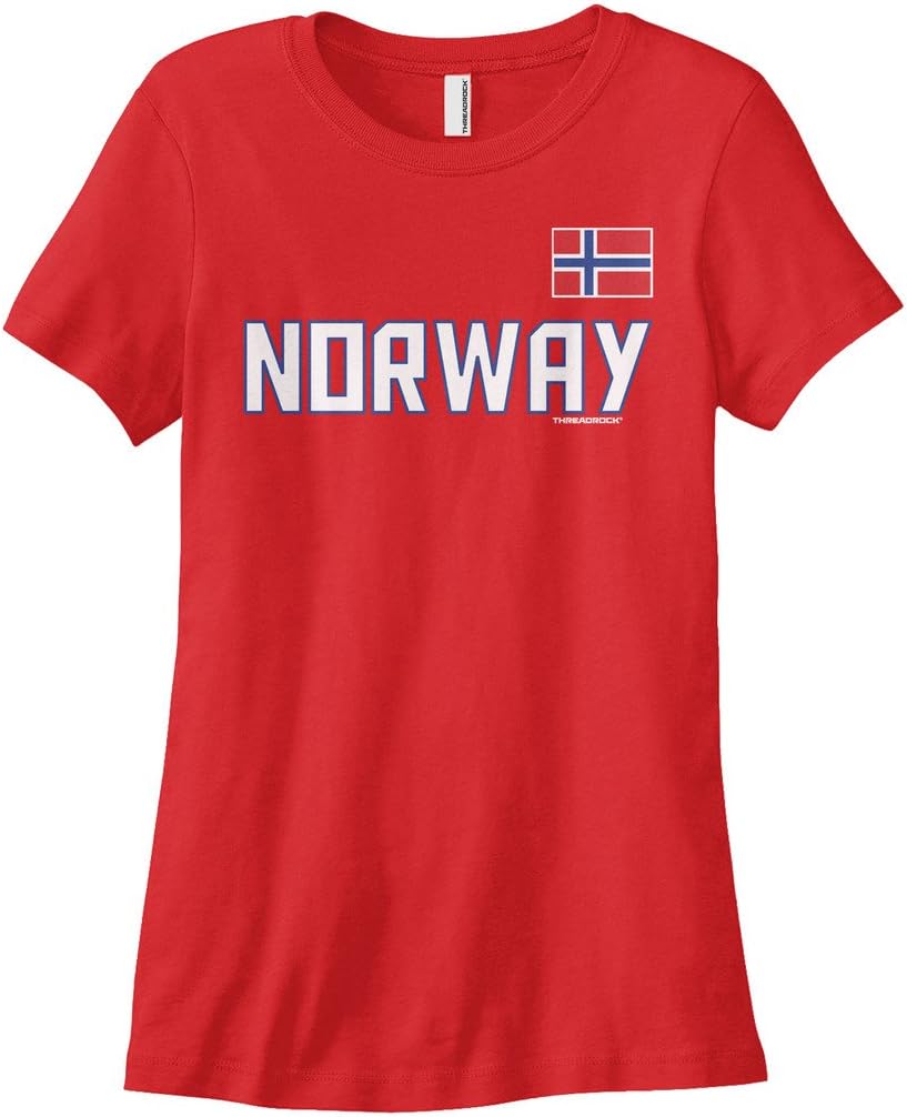 Threadrock Women's Norway National Pride T-Shirt