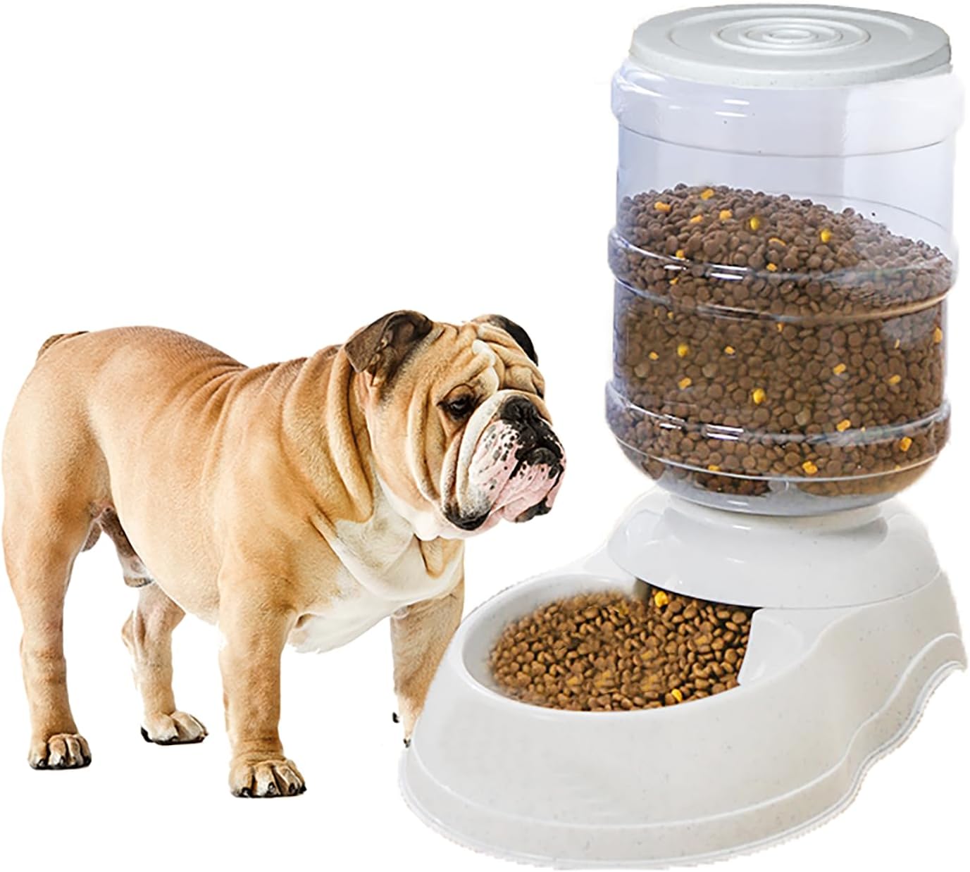 Automatic Dog & Cat Feeder Station – Gravity Food Dispenser for Large Dogs & Travel Supply