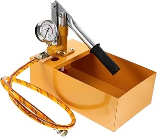 SOLUSTRE Hydraulic Pressure Test Pump high Pressure Water Pump Water Pressure Meter Pressure Gauge Hydro Test Pump coolant Pressure Tester Hydraulic Hand Pump Tools Coupling Hand Pressure