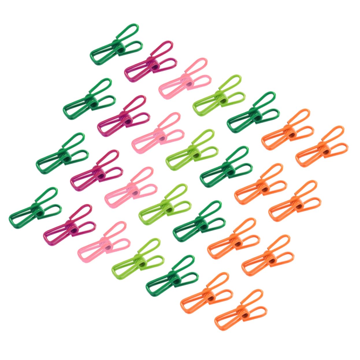 Cabilock Pinzas para Secar Ropa 70 Piezas Multicolor Antideslizantes Resistentes al Viento para Ropa Toallas y Colchas para Uso Doméstico